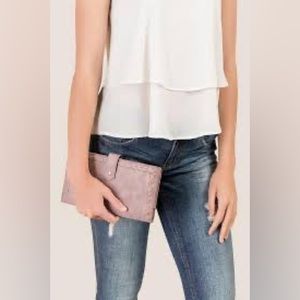 MAUVE - LARGE WALLET - FRANCESCA’S - NEW/NEVER USED